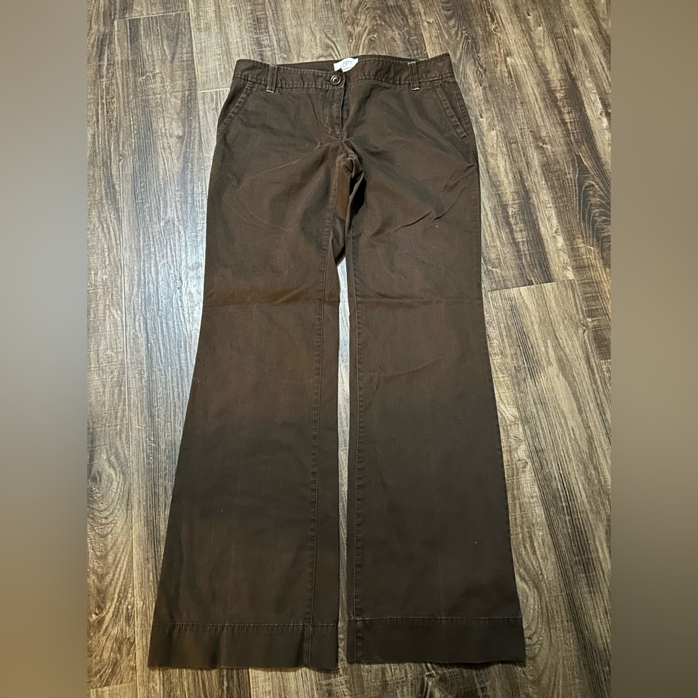 Ann Taylor loft Womens Size 6 Brown Dress Wide leg  Pants